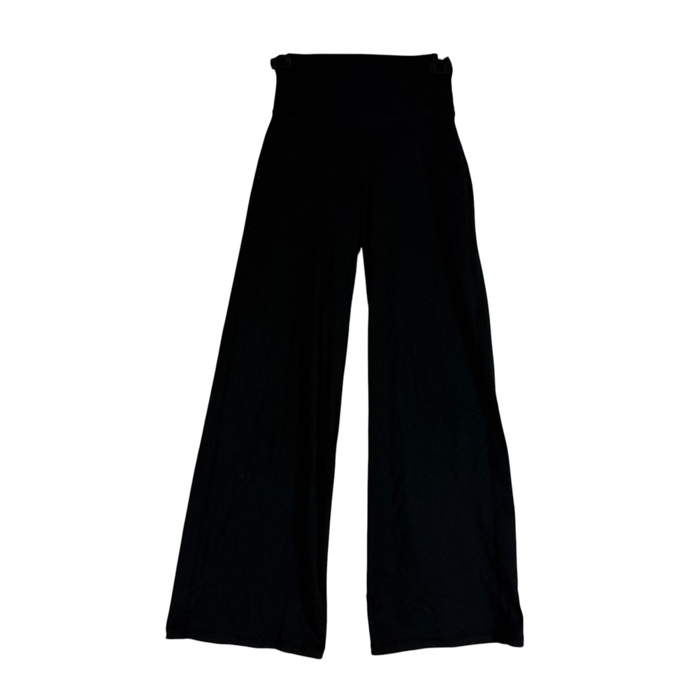 Gilly Hicks Sweatpants Womens XS Black Recharge Wide Leg High Rise Yoga Lounge